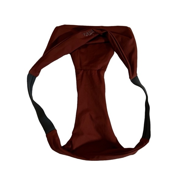 TAVIK Swimwear Heather Bikini Bottom Size Small Swim Surfer Beachy Rust & Gray - Picture 6 of 10